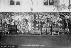 Castle, Tapestry In The Great Hall 1898, Arundel