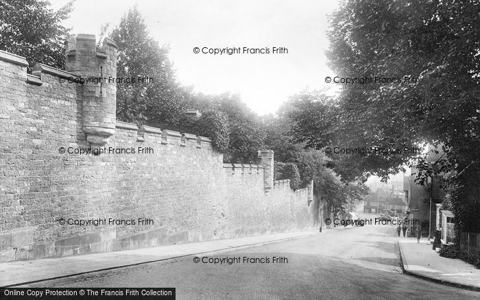 Photo of Arundel, Castle Wall 1928