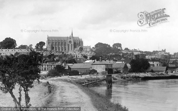Photo of Arundel, From The River Arun 1890