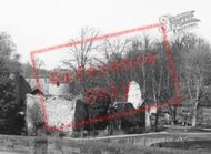 Ruin Of  Blackfriars Abbey From The Bridge c.1960, Arundel