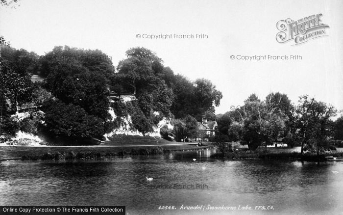 Photo of Arundel, Swanbourne Lake Cottage 1898