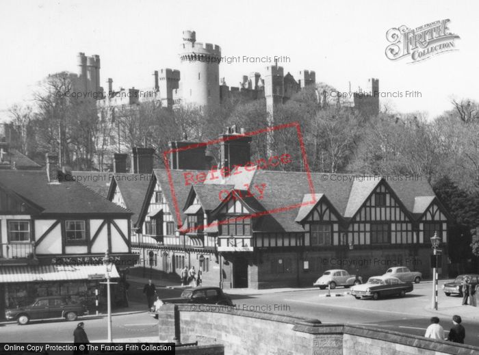 Photo of Arundel, The Castle And Post Office c.1960