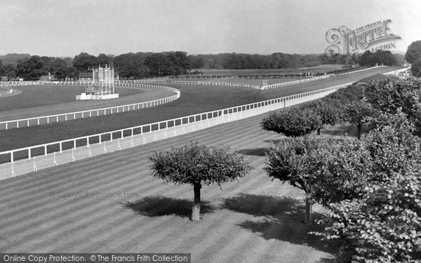 Photo of Ascot, The Straight Mile c.1955