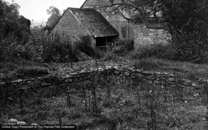 Photo of Ascott Under Wychwood, Castle Mound In Orchard 1949