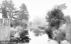 The Church And River c.1960, Asfordby