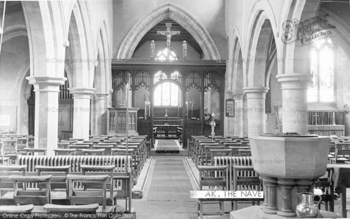 Photo of Asfordby, The Church By The Wreak, The Nave c.1960