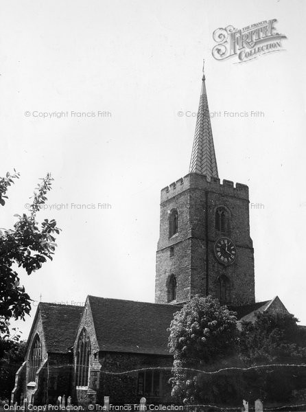 Photo of Ash, St Nicholas' Church c1955