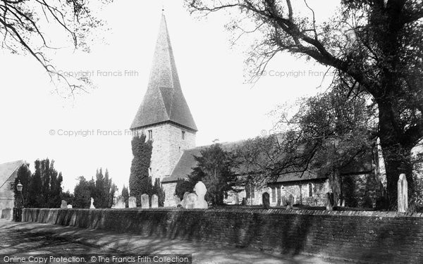 Photo of Ash, St Peter's Church 1905