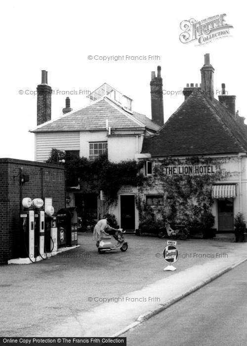 Photo of Ash, The Lion Hotel And Petrol Pumps c.1965