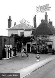 The Lion Hotel And Petrol Pumps c.1965, Ash