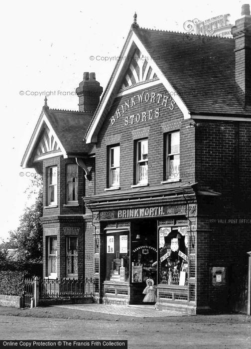 Photo of Ash Vale, Brinkworth's Stores 1908