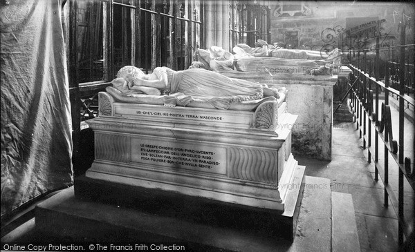 Photo of Ashbourne, Church, Boothby Monument 1896