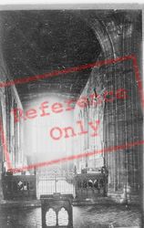 Church Interior, The Choir East 1886, Ashbourne