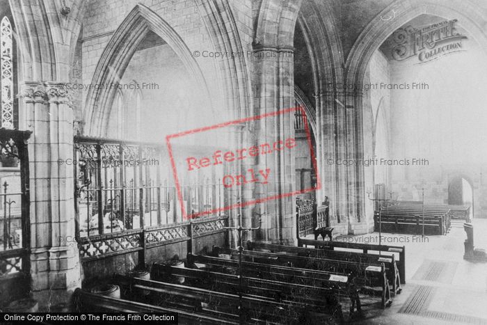 Photo of Ashbourne, Church Interior, The Transept 1886