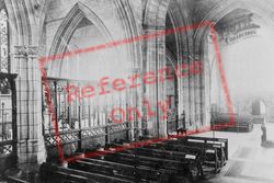 Church Interior, The Transept 1886, Ashbourne