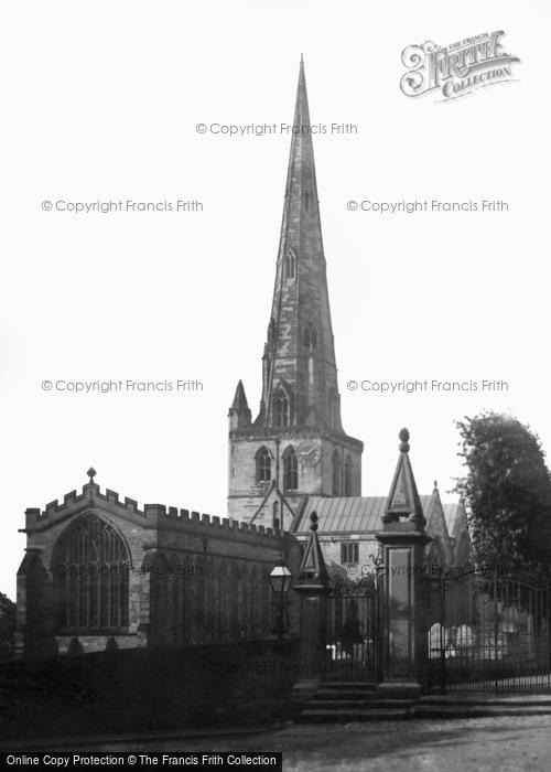 Photo of Ashbourne, St Oswald's Church 1886