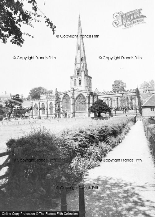 Photo of Ashbourne, St Oswald's Church c.1955