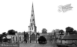 St Oswald's Church c.1955, Ashbourne