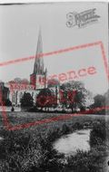 The Church And River 1886, Ashbourne