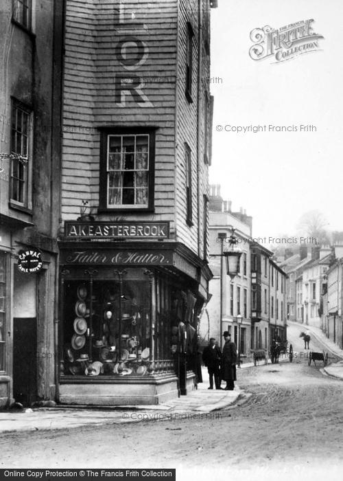 Photo of Ashburton, A.K.Easterbrook, West Street 1904