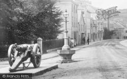 Cannon In East Street 1907, Ashburton