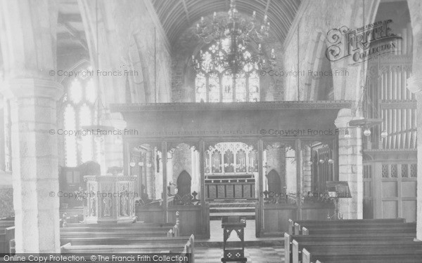 Photo of Ashburton, Church Interior 1927