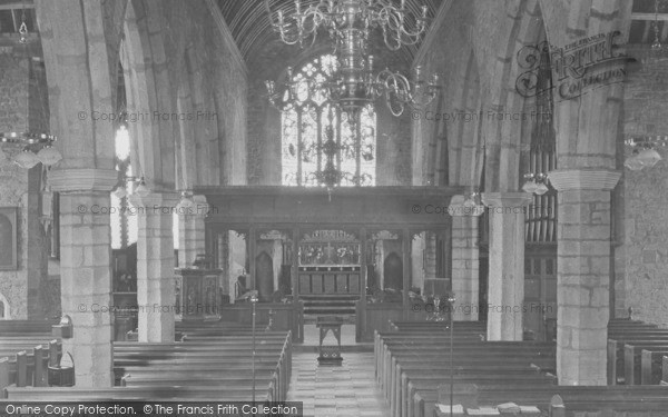 Photo of Ashburton, St Andrew's Parish Church Interior 1931