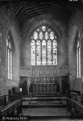 St Andrew's Parish Church Reredos 1931, Ashburton