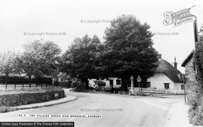 Photo of Ashbury, Village Green And Memorial c.1965