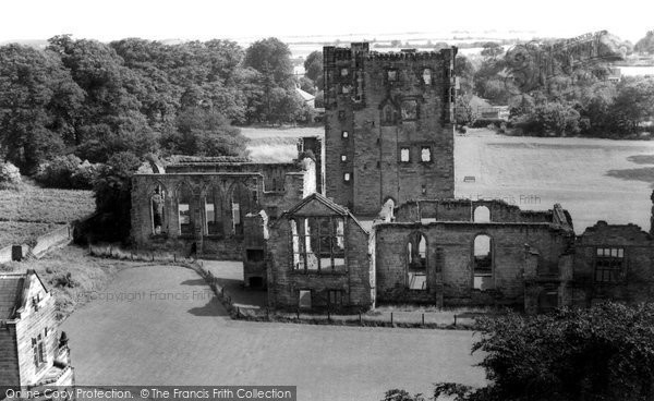 Photo of Ashby de la Zouch, Castle from St Helen's Church c1965