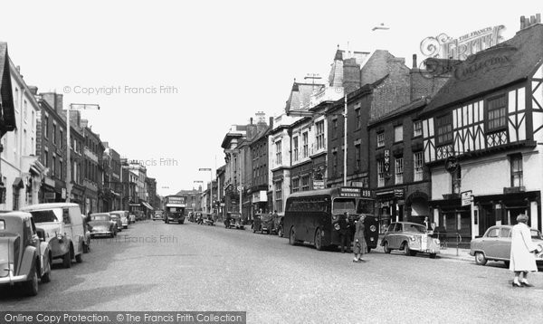 Photo of Ashby De La Zouch, Market Street c.1955