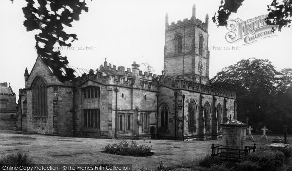 Ashby De La Zouch, St Helen's Church c.1955