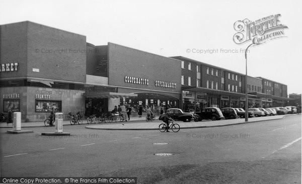 Photo of Ashby, Shopping Centre c1955