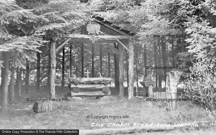 Photo of Ashdown Forest, Broadstone Warren, Chapel c.1955