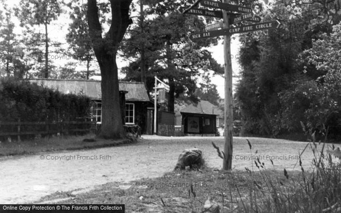 Photo of Ashdown Forest, Camp Centre, Broadstone Warren c.1955