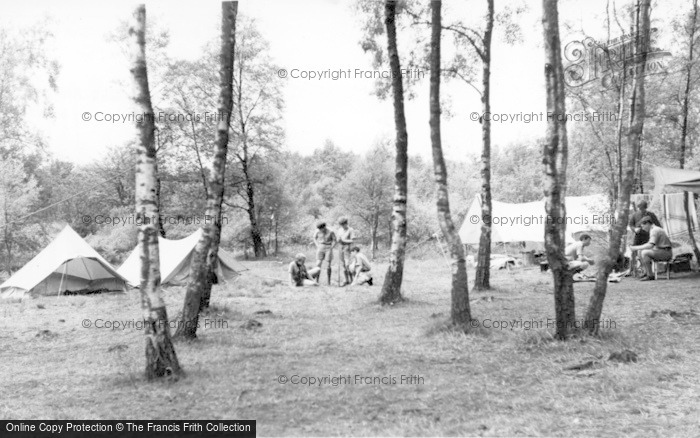 Photo of Ashdown Forest, Campsite, Broadstone Warren c.1955