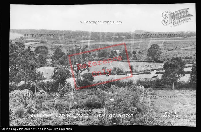 Photo of Ashdown Forest, From Colemans Hatch c.1955