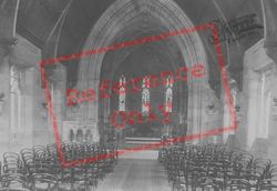 St Richard De Wych Church, Interior 1908, Ashdown Forest