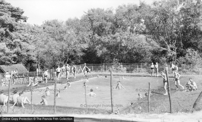 Photo of Ashdown Forest, The Swimming Pool, Broadstone Warren c.1955