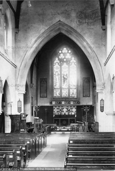 Photo of Ashford, Church Interior 1895