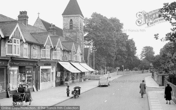 Photo of Ashford, Church Road 1954