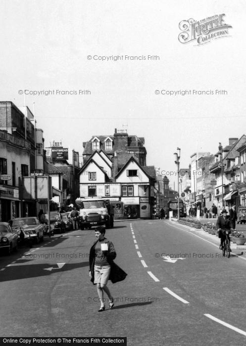 Photo of Ashford, Crossing Lower High Street c.1965