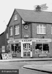 Eales' Shop, Chesterfield Road 1962, Ashford