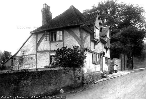 Photo of Ashford, East Hill, Old Cottage 1903
