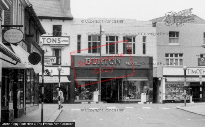 Photo of Ashford, High Street, Burton's c.1960