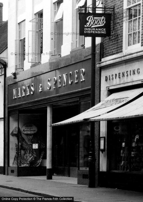 Photo of Ashford, High Street, Chain Stores c.1960