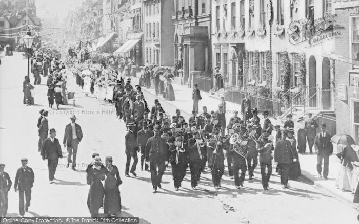 Photo of Ashford, High Street, Diamond Jubilee Celebration 1897