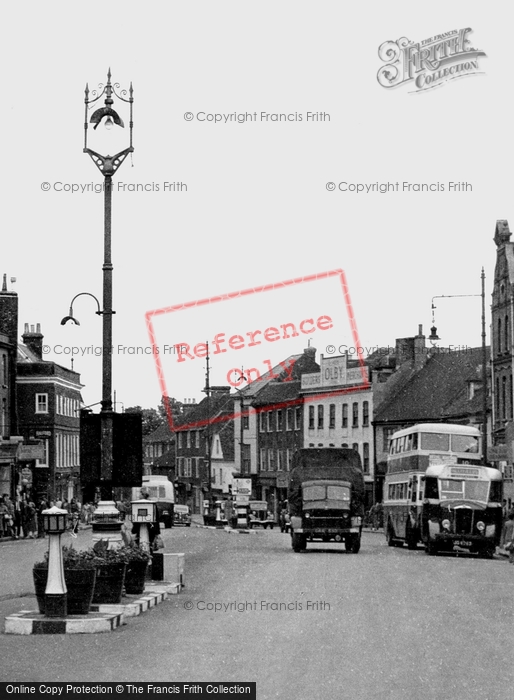 Photo of Ashford, High Street Traffic c.1950