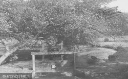 Ashford-In-The-Water, River Wye c.1955, Ashford In The Water