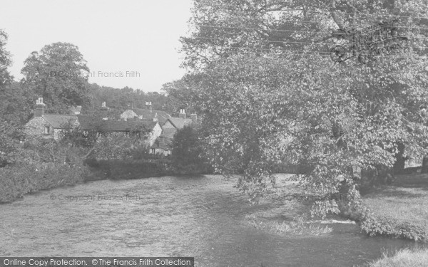 Photo of Ashford In The Water, River Wye c.1955